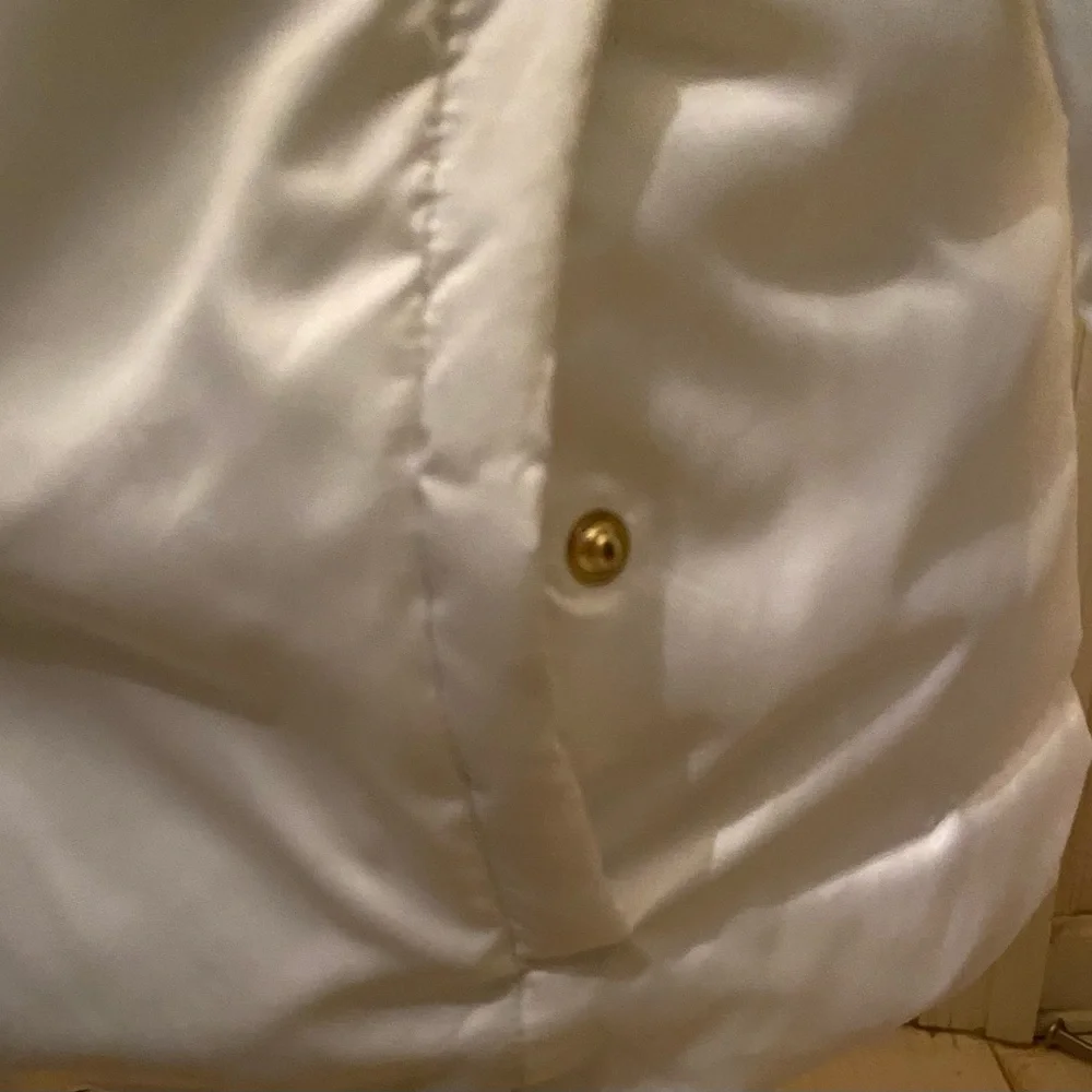 MAKE AN OFFER! Lilly Pulitzer Reverses/Puffer Jacket,Navy Print/White,Size 14 - Picture 12 of 14